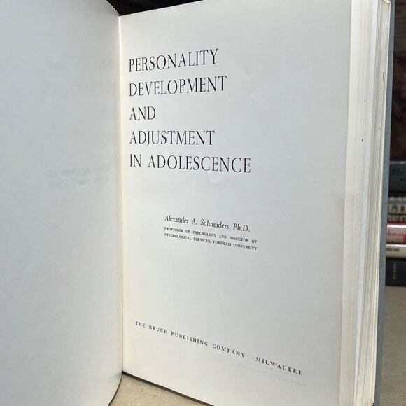 Personality Development And Adjustment In Adolescence Hardcover Book By A. Schne - Picture 6 of 6